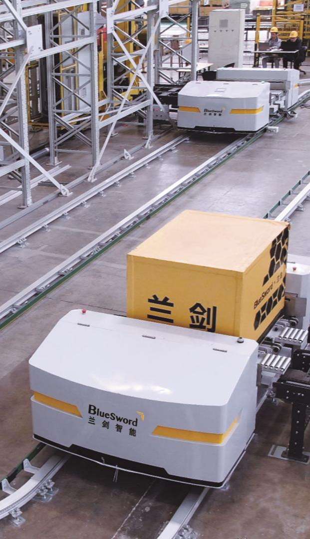 BlueSword Rail Guided Vehicle