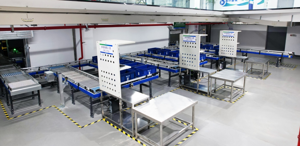 BlueSword automation conveyor systems