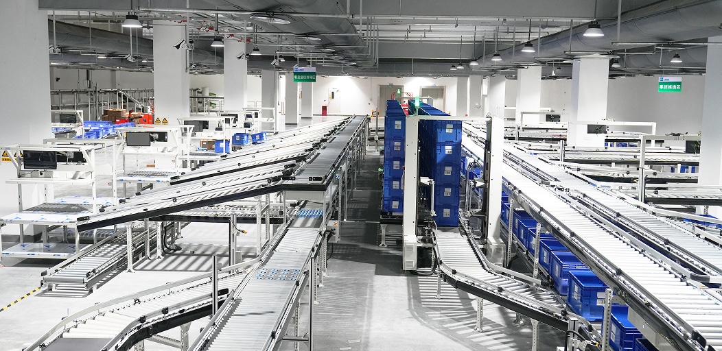 BlueSword warehouse conveyor systems