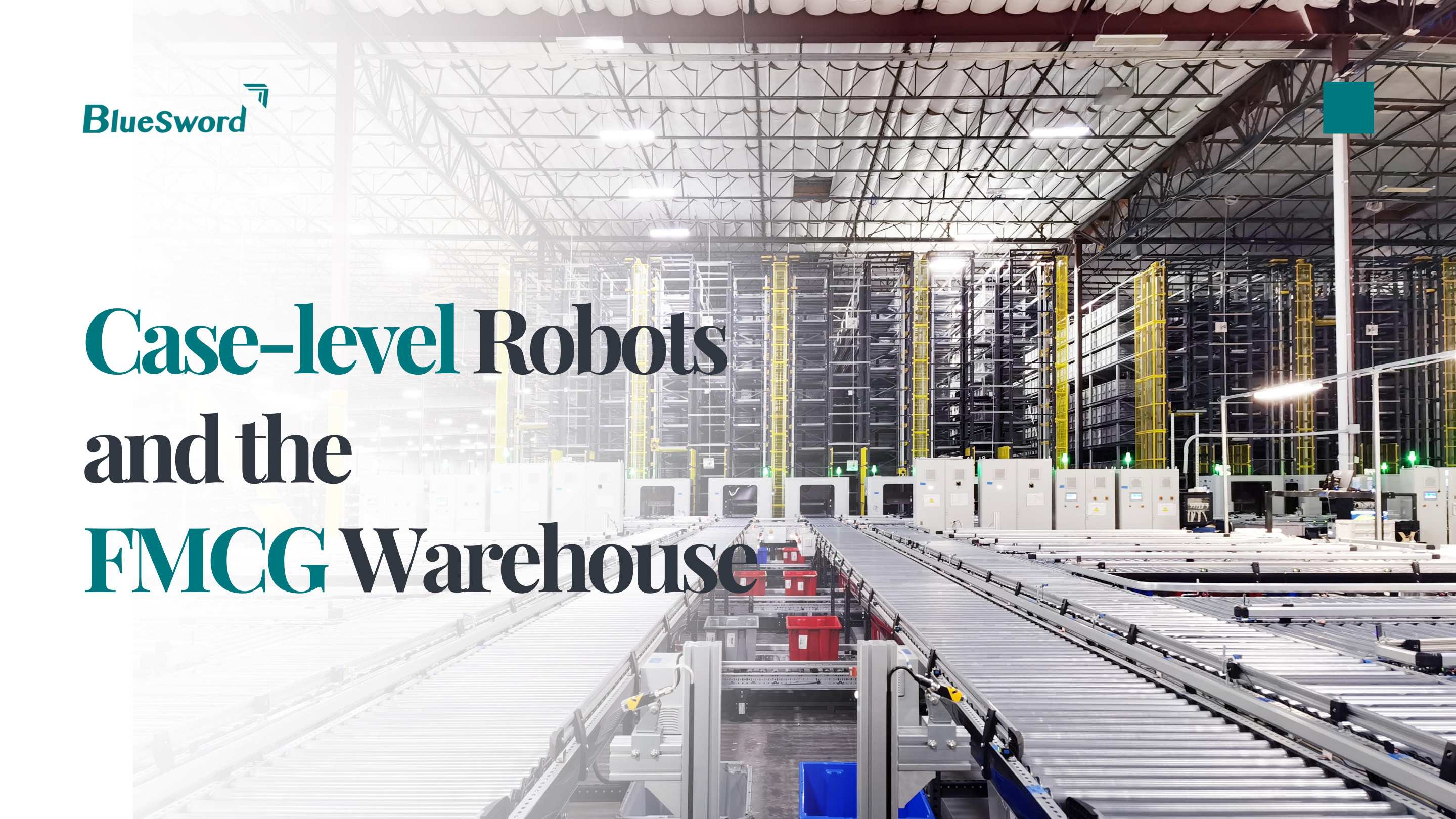 FMCG warehouse automation with case handling robots