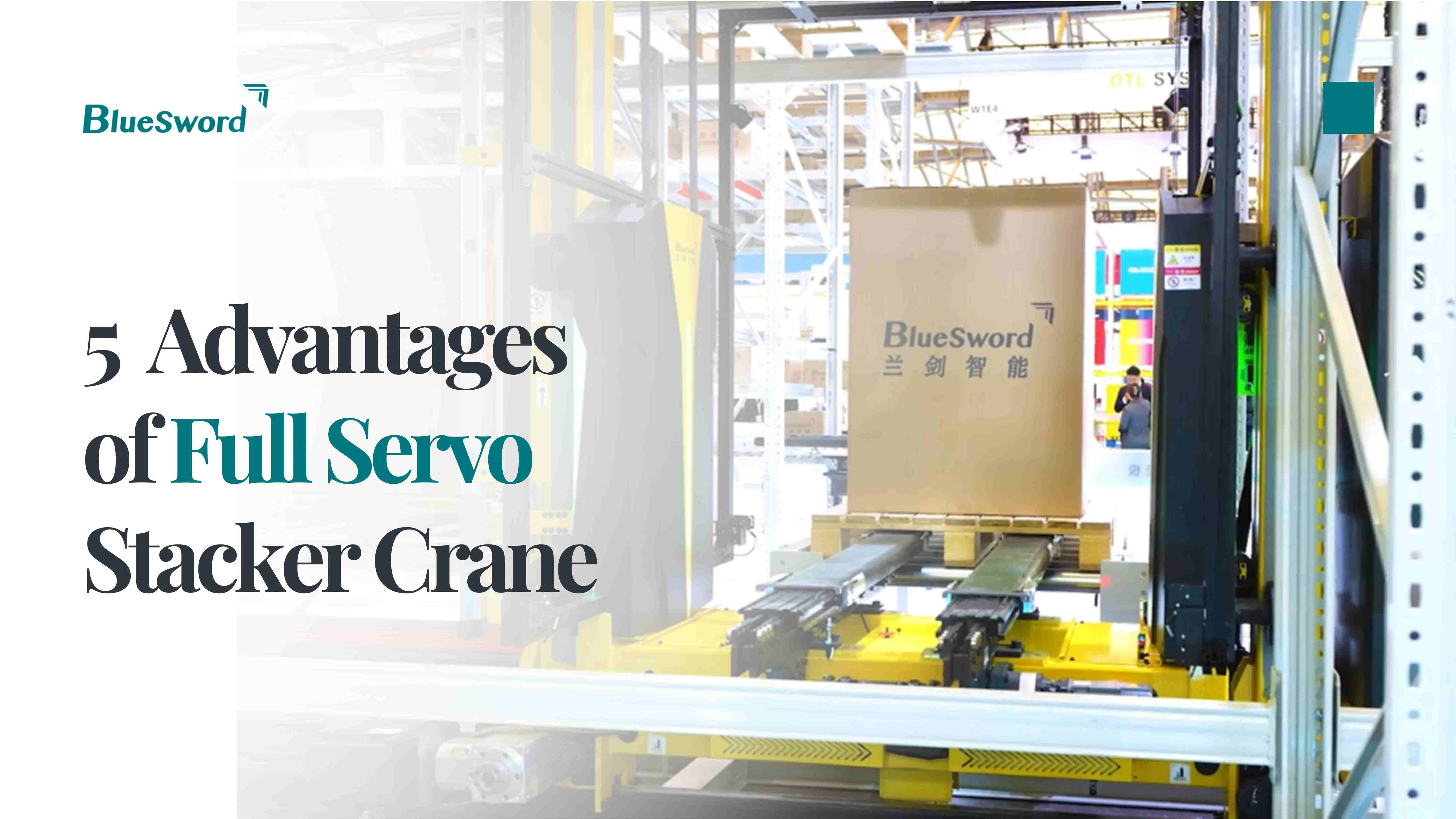 Automated stacker crane for high-precision warehouse