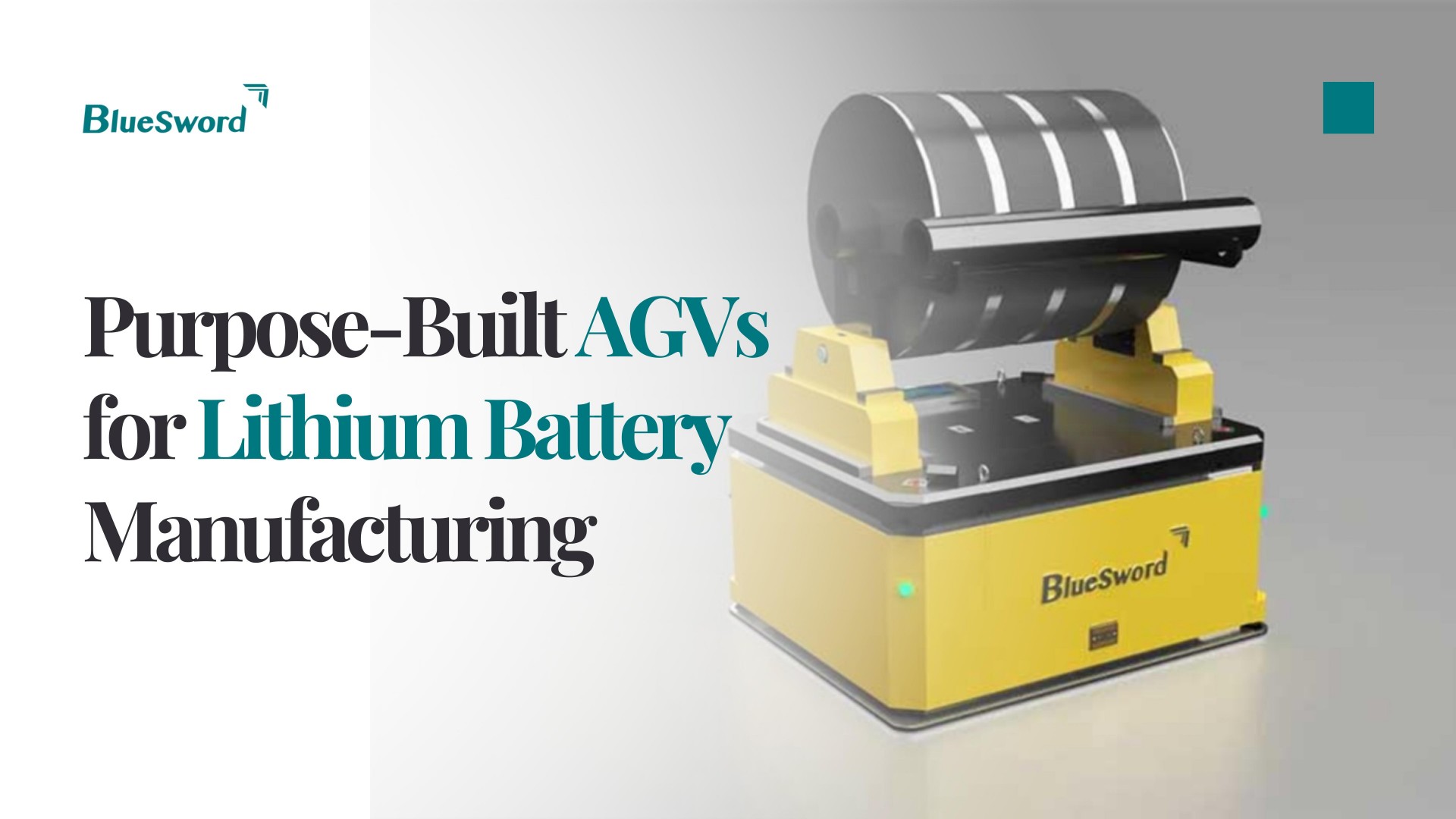 AGV AMR for lithium battery material handling
