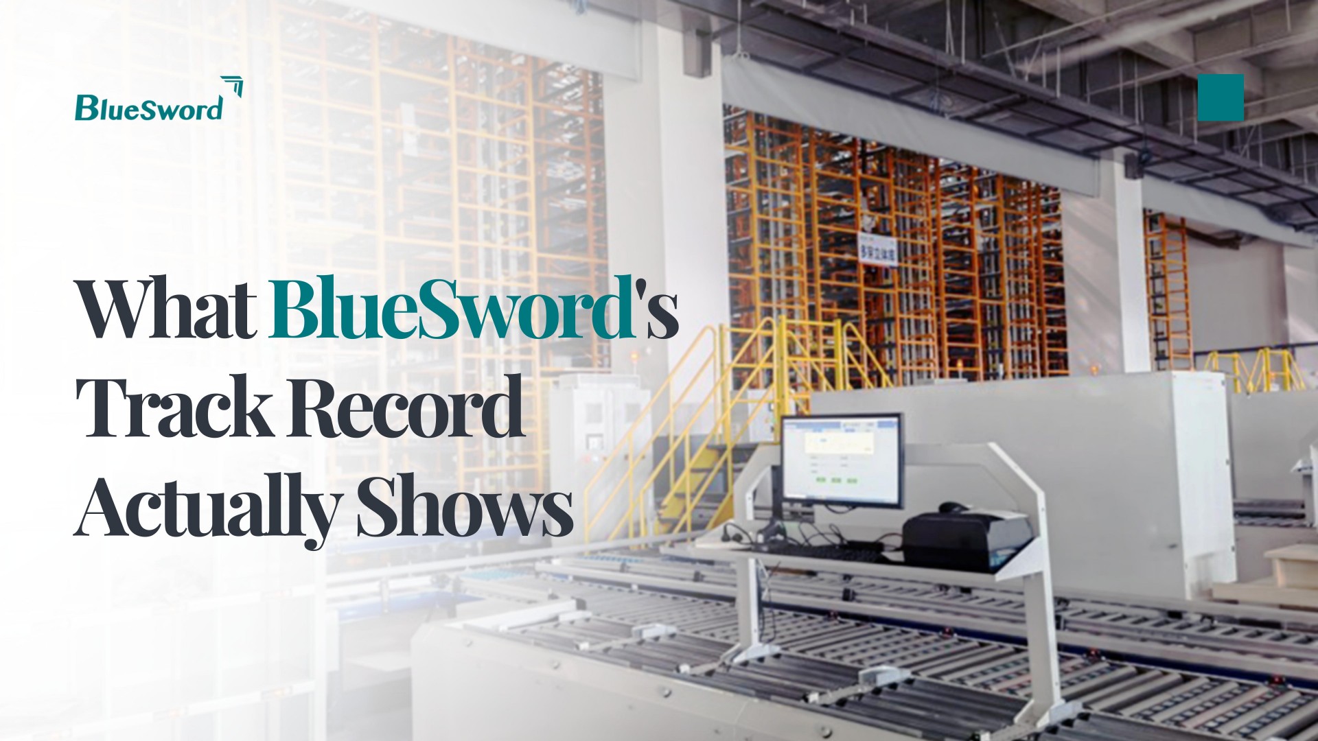 FMCG warehouse automation system at smart warehouse